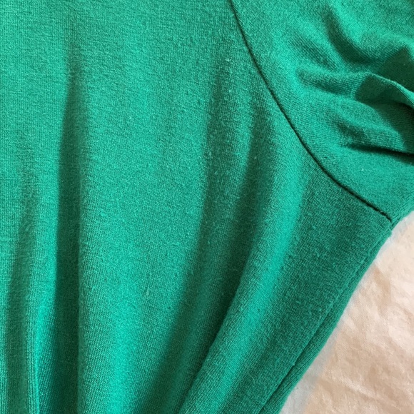 Boden Kelly Green Wrap Dress, US size 12L, UK size 16L. Stretch Jersey fabric - Picture 5 of 6
